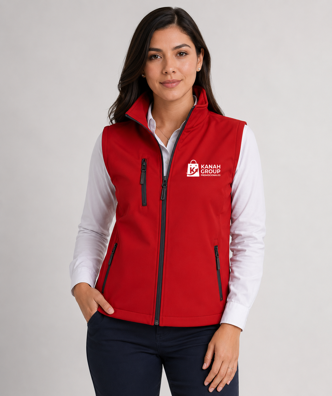 Chaleco Rojo Mujer